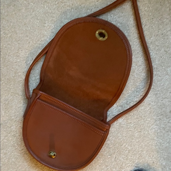 Coach Tan Leather Crossbody Bag - Picture 7 of 8